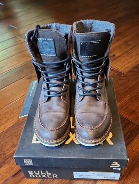 Bullboxer Daleen Men's Brown Leather Lace-Up Boots